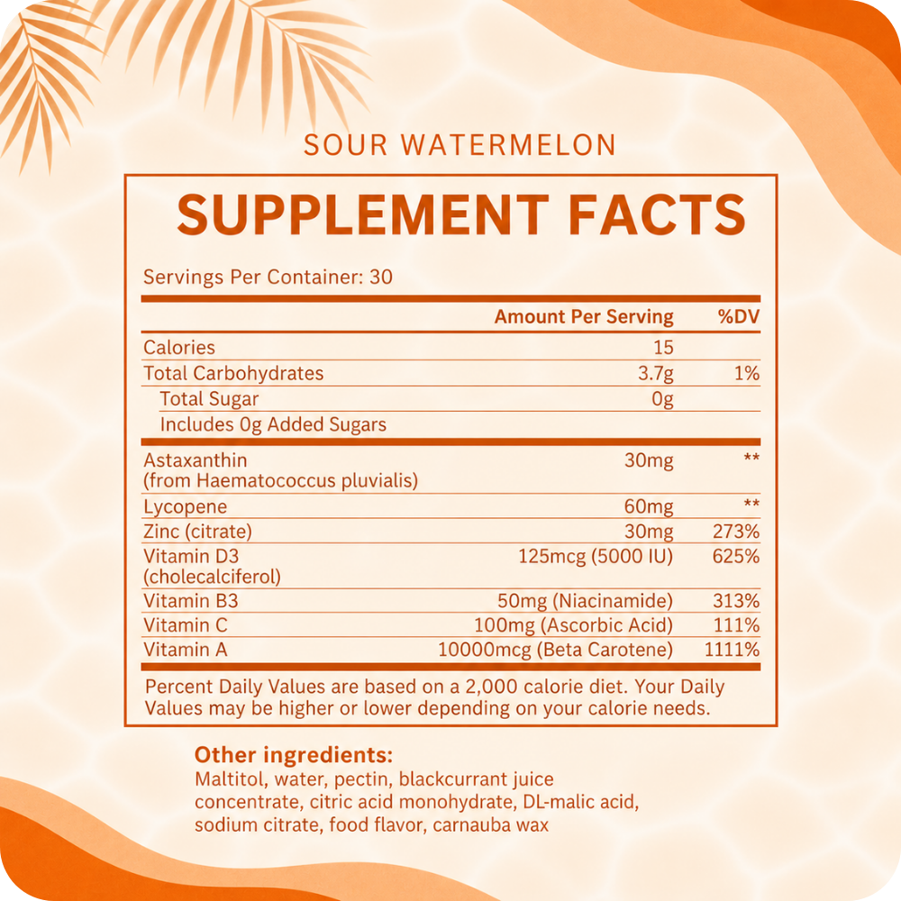 Zentra Tanning Gummies