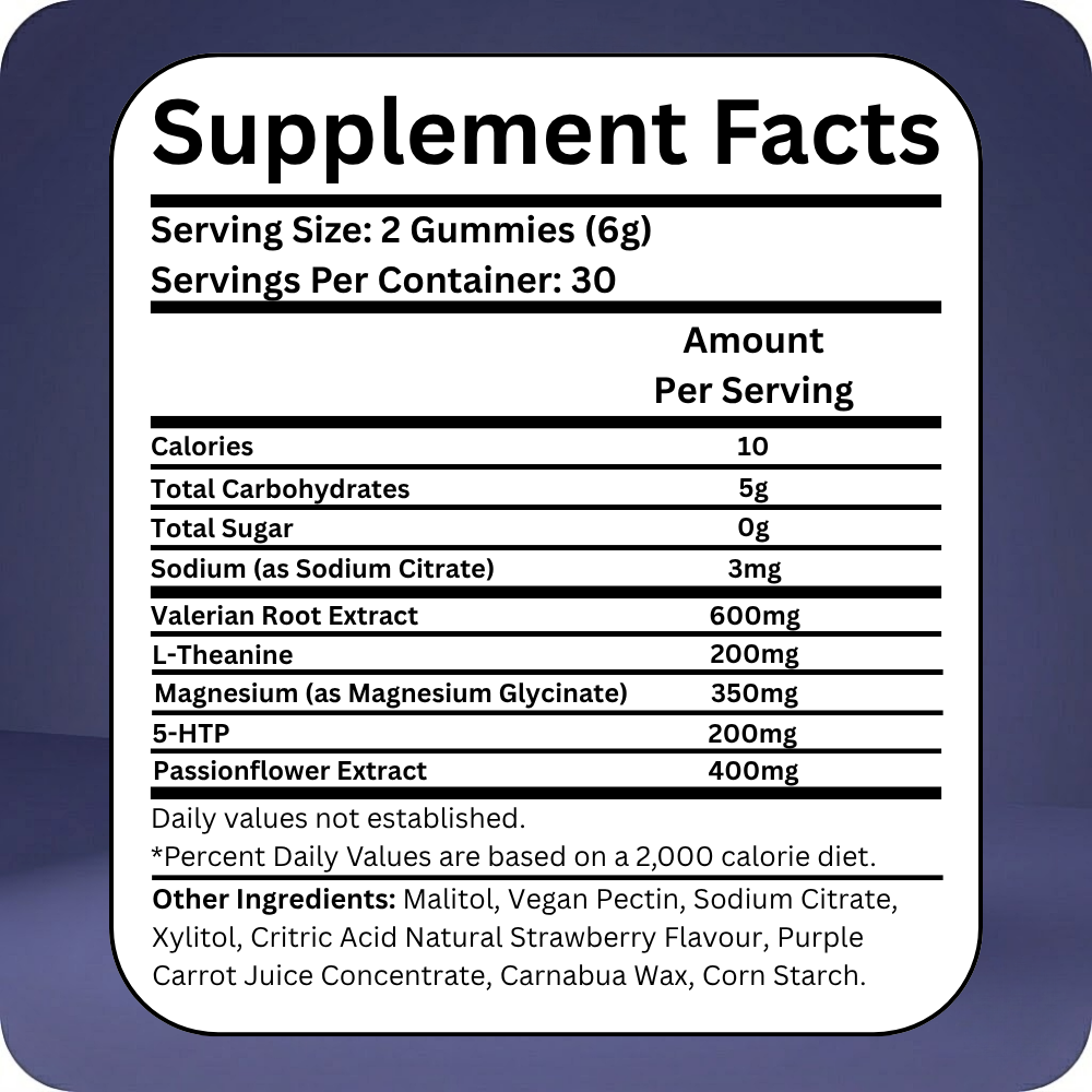 Zentra Melatonin-Free Sleep Gummies