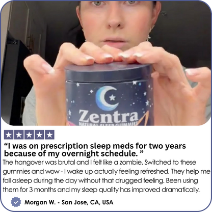 Zentra Melatonin-Free Sleep Gummies