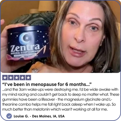 Zentra Melatonin-Free Sleep Gummies