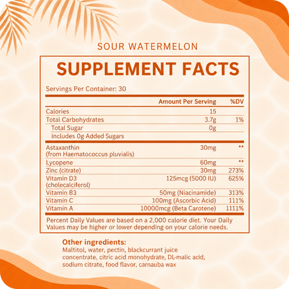 Zentra Tanning Gummies