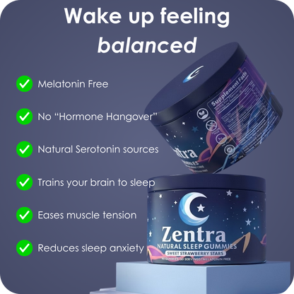 Zentra Melatonin-Free Sleep Gummies