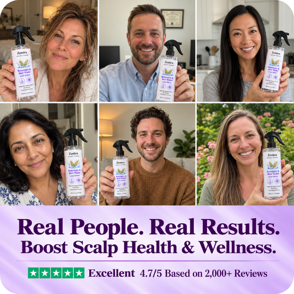 Zentra - Rosemary & Rice Water Hair Spray