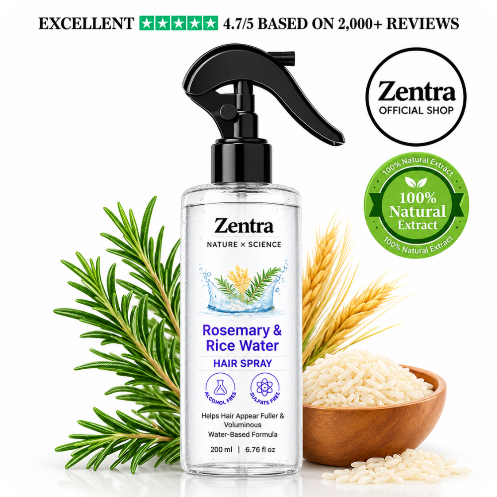 Zentra - Rosemary & Rice Water Hair Spray