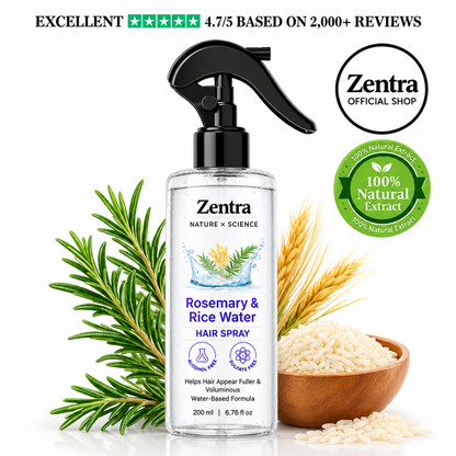 Zentra - Rosemary & Rice Water Hair Spray
